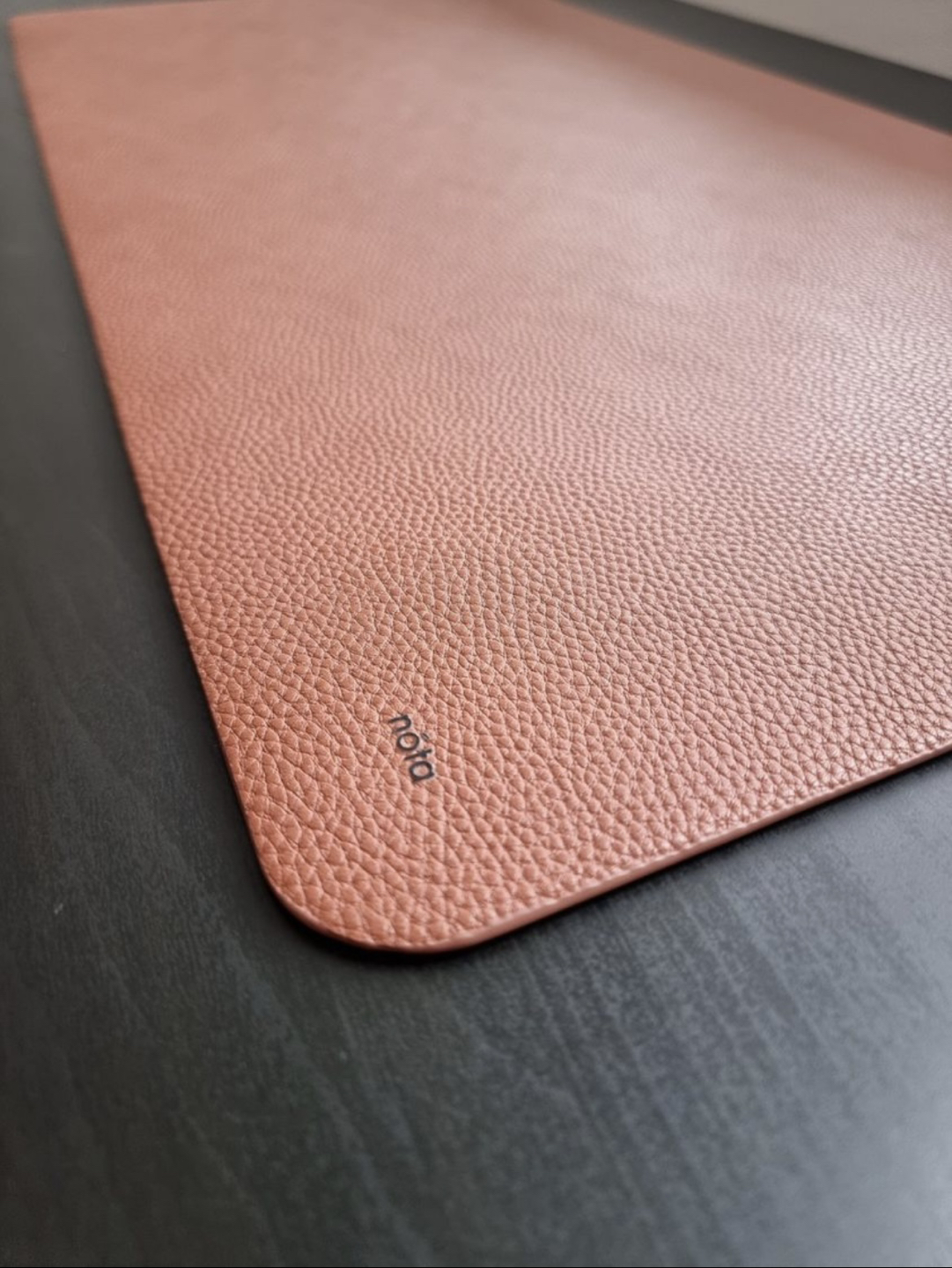 Mousepad NOTA - Brown leather (80x40)cm