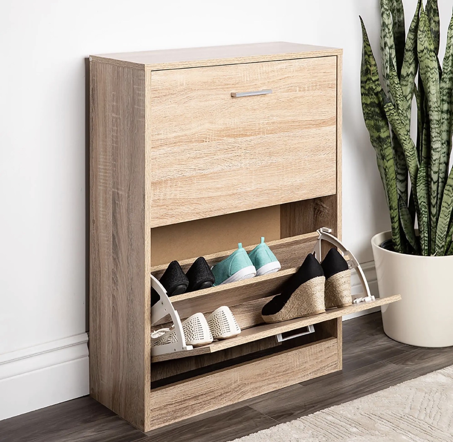 2 drawer shoe cabinet - photo 2