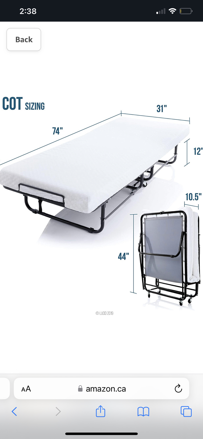 Folding single bed - photo 2