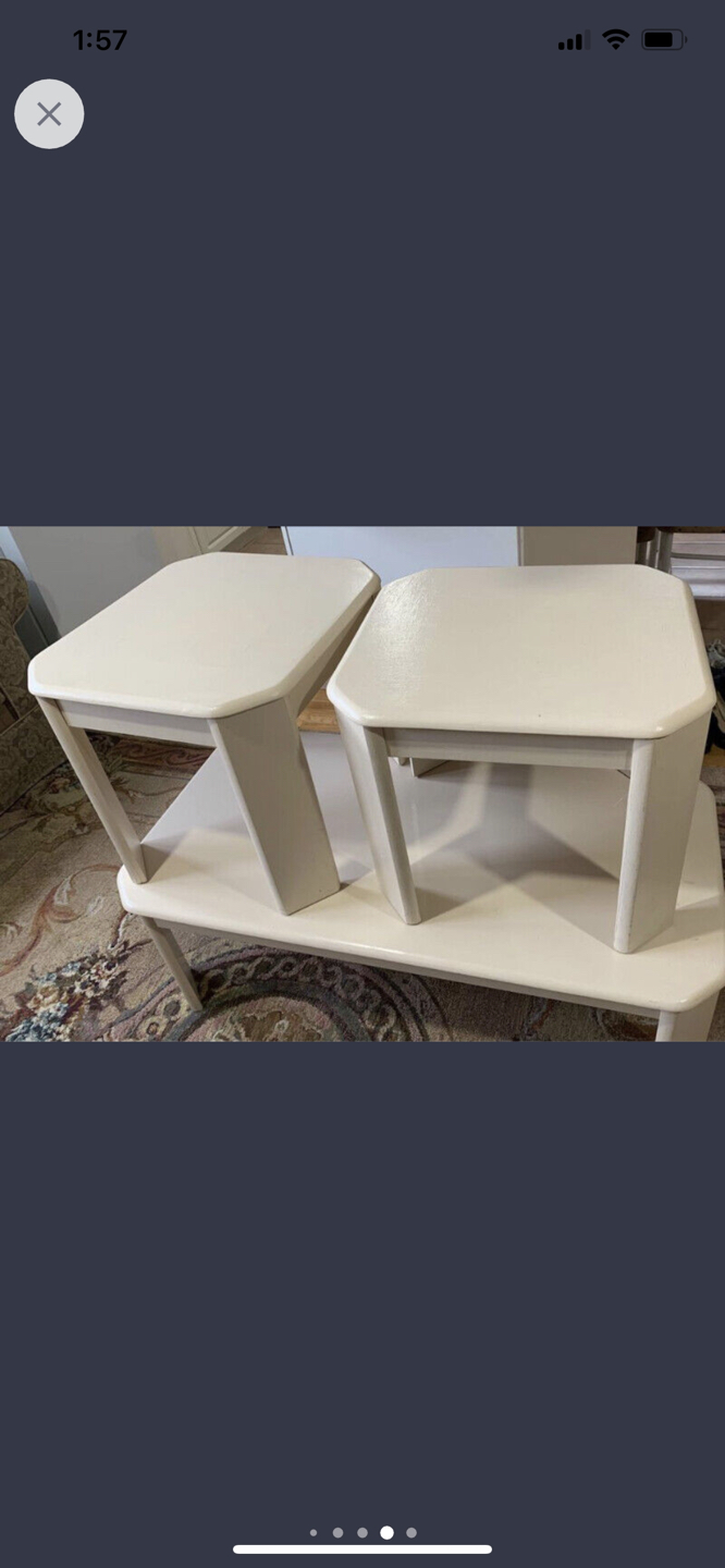 3- pieces Wooden Coffee Table Set