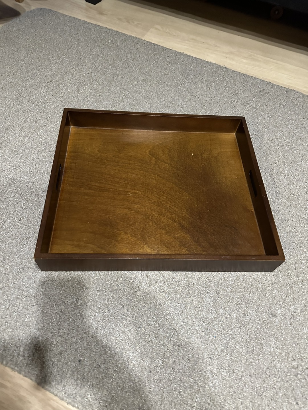Wood Ottoman Tray with Handles 🦃 - photo 3