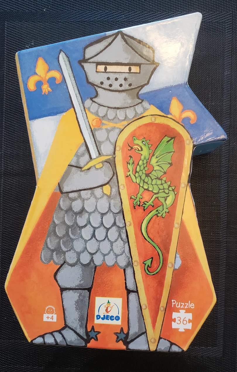 The Knight and the Dragon Puzzle - Djeco image indicator(2)