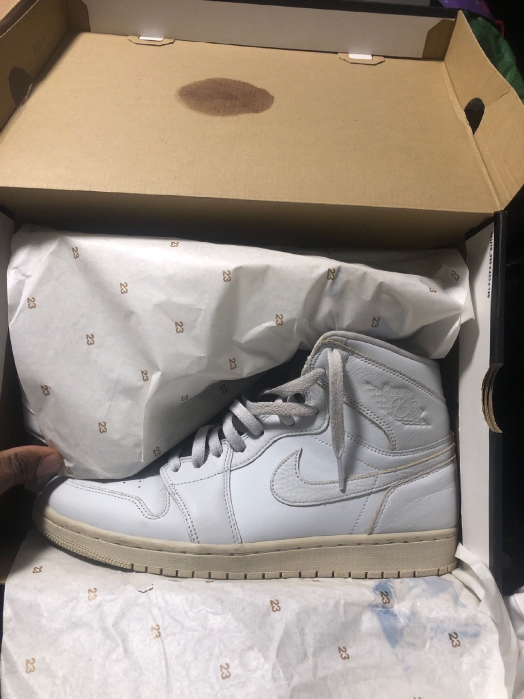 Air Jordan 1 High Premium (Pure Platinum) - photo 3