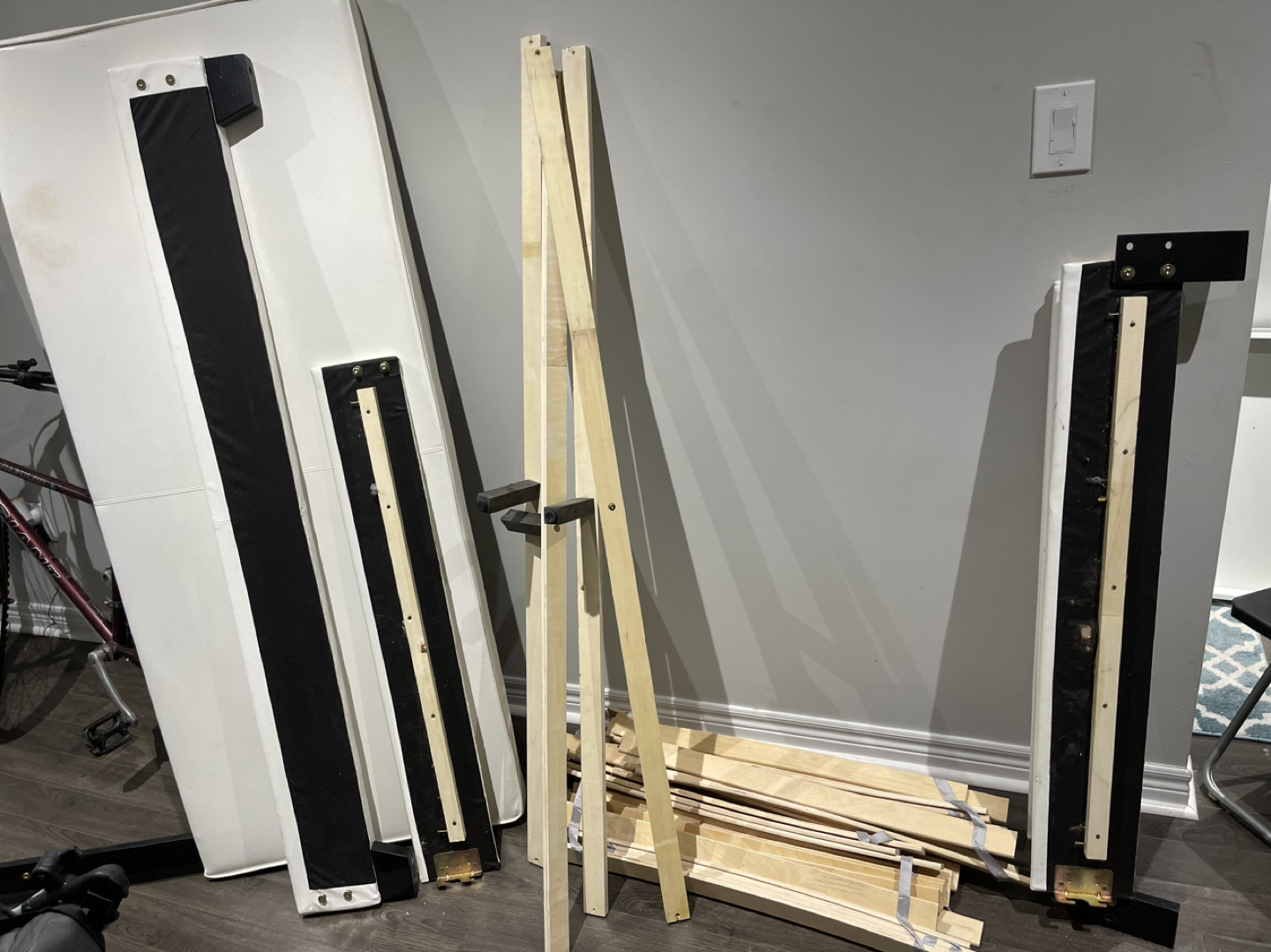 Mattress and headboard