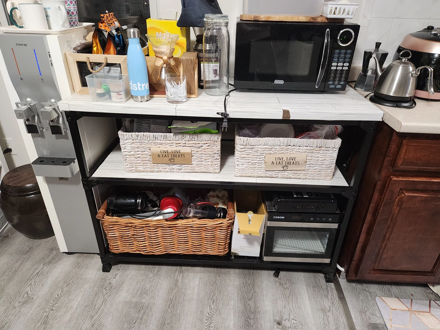 Kitchen Island Cabinet Rack