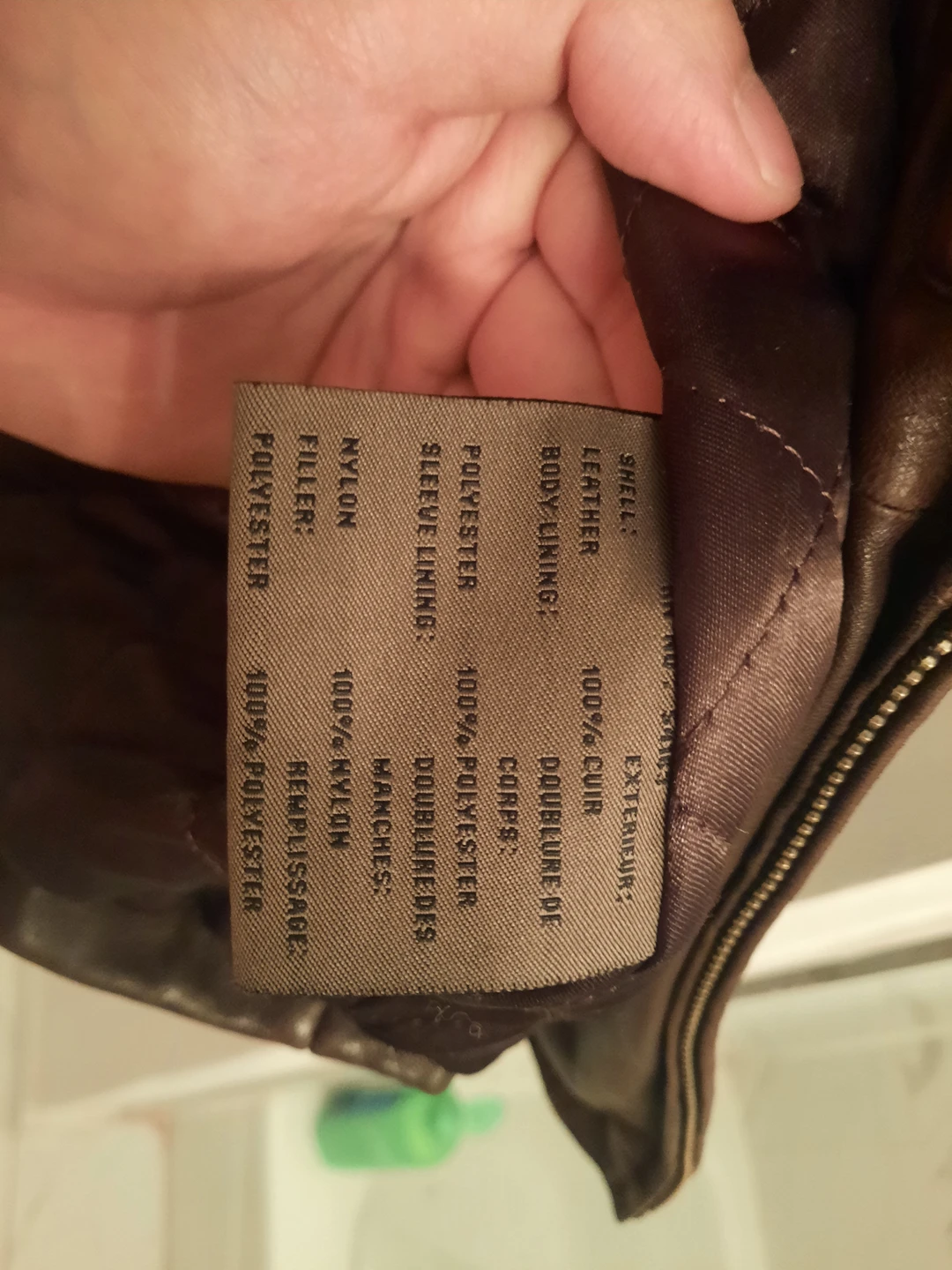 Marc NYC Leathe Jacket Mens Large - photo 4