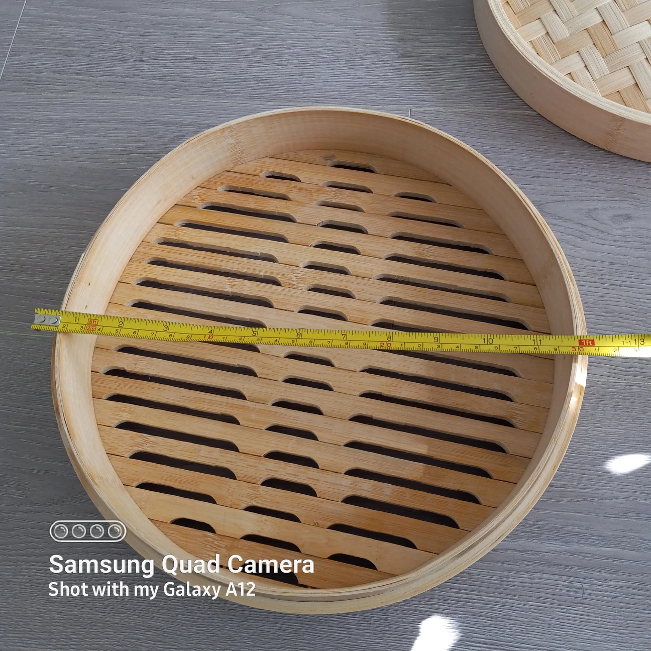 new large 12" bamboo steamer - photo 5
