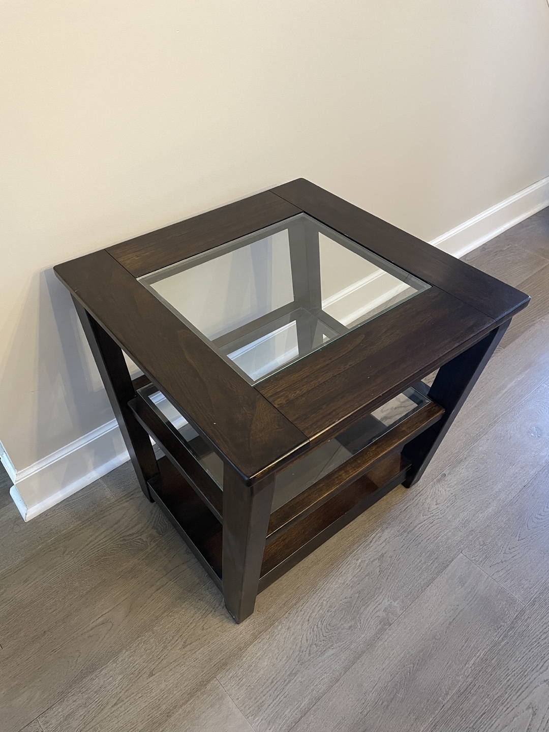 Wood end tables SET OF 2