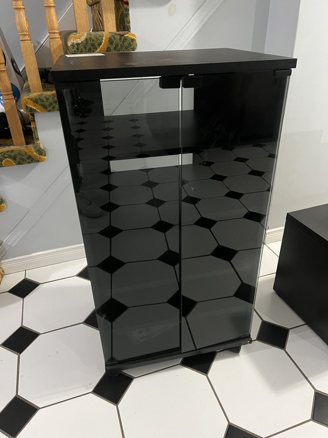 TV stand with Storage Shelve image indicator(4)