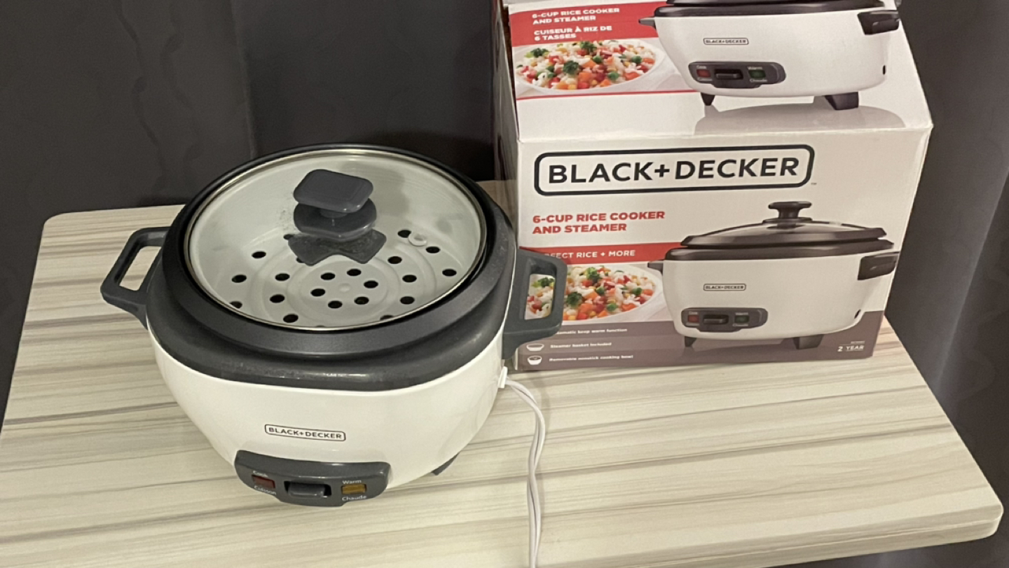 BLACK+DECKER 2-in-1 Rice Cooker Food Steamer 6 Cup - photo 3