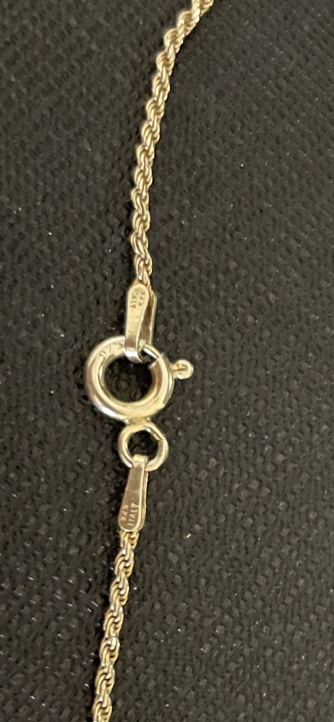 925 Italy - 92.5% pure silver with 10K gold plated