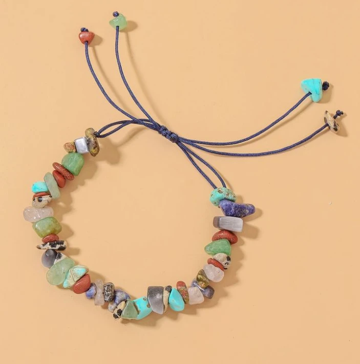 natural healing stone braslet ,hand made.(lot available ) image indicator(2)