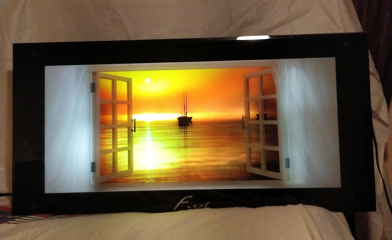 Attractive window with sunlight and sound for wall decor thumbnail