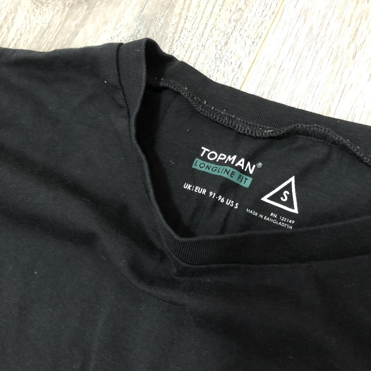 Black TOPMAN Longline T-shirt thumbnail