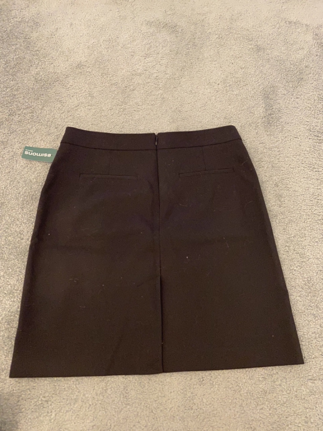 BNWT Contemporaine Black Skirt with Pockets image indicator(2)