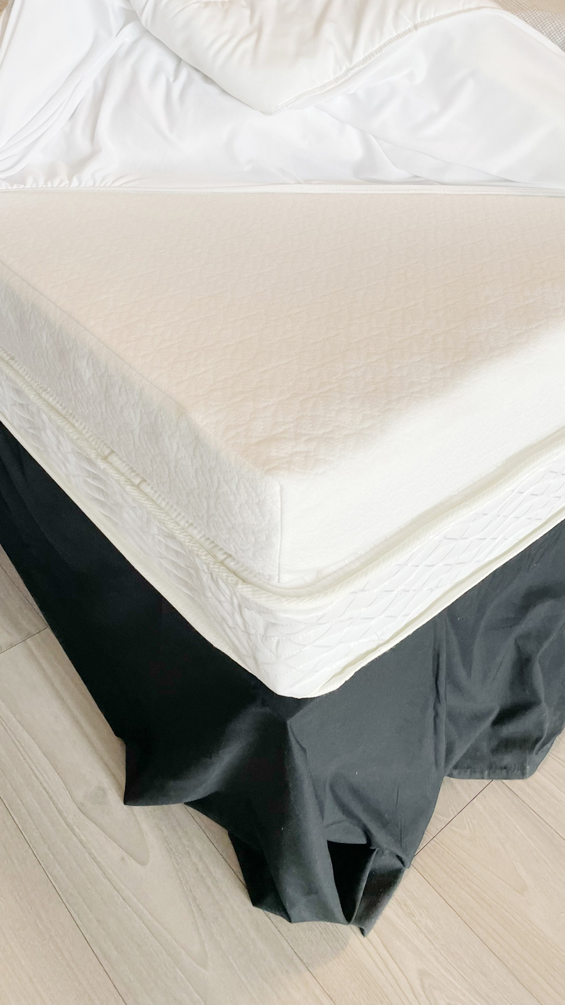 Metal Bed with Headboard, Spring Mattress, Memory Foam Mattress - photo 3