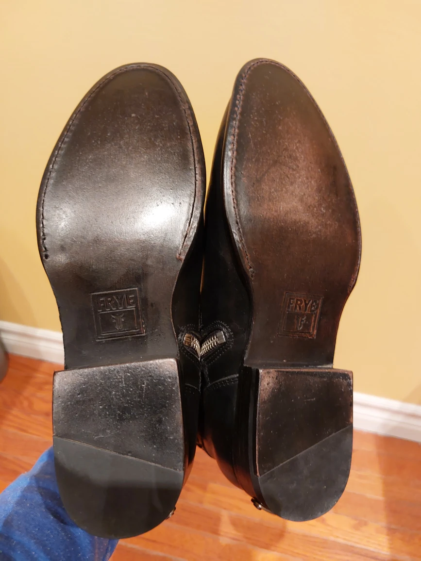 Frye Danielle new leather boots, size 8 M image indicator(8)