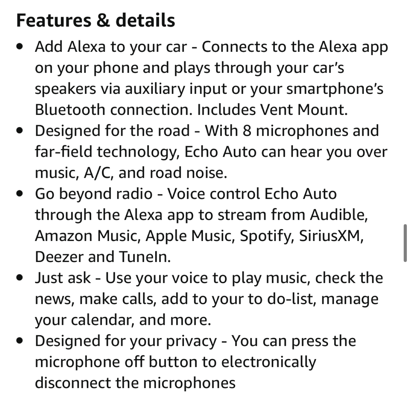Amazon Echo Auto- Hands-free Alexa - photo 3