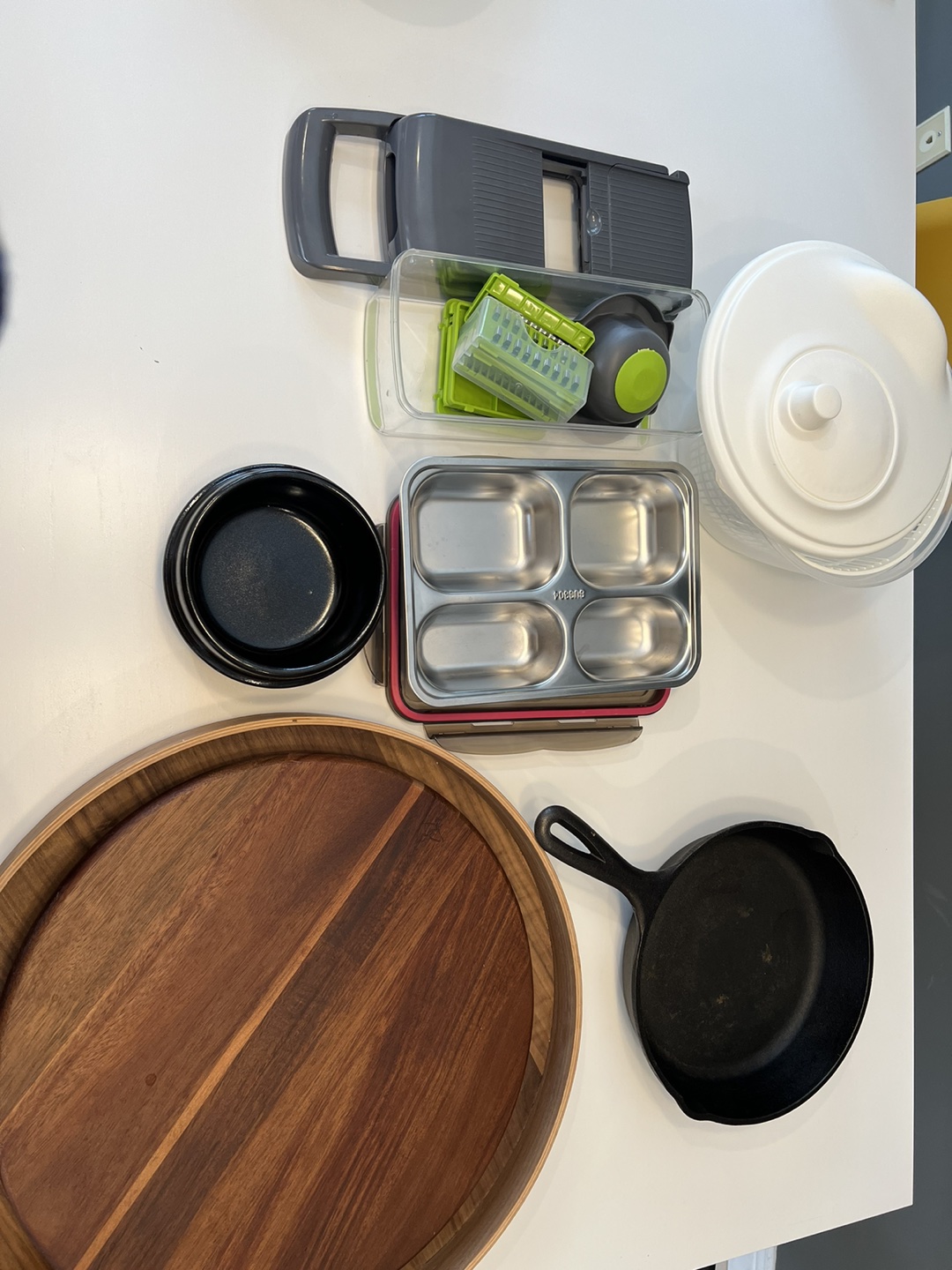 All together CAD 40, IKEA tray, deco, bento, slicer