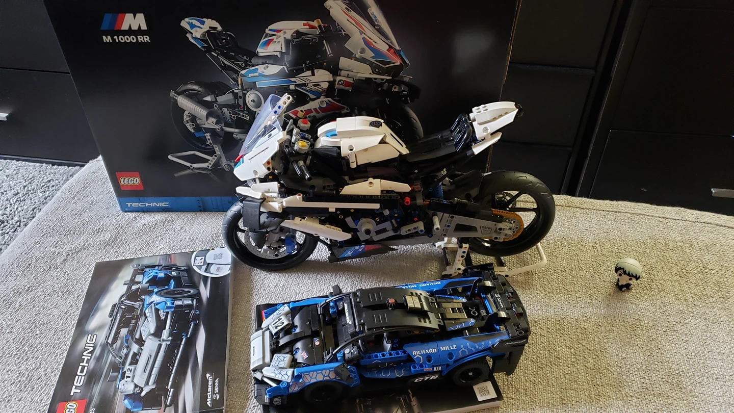 LEGO Technic BMW M 1000 RR 42130 Model and McClaren - photo 4