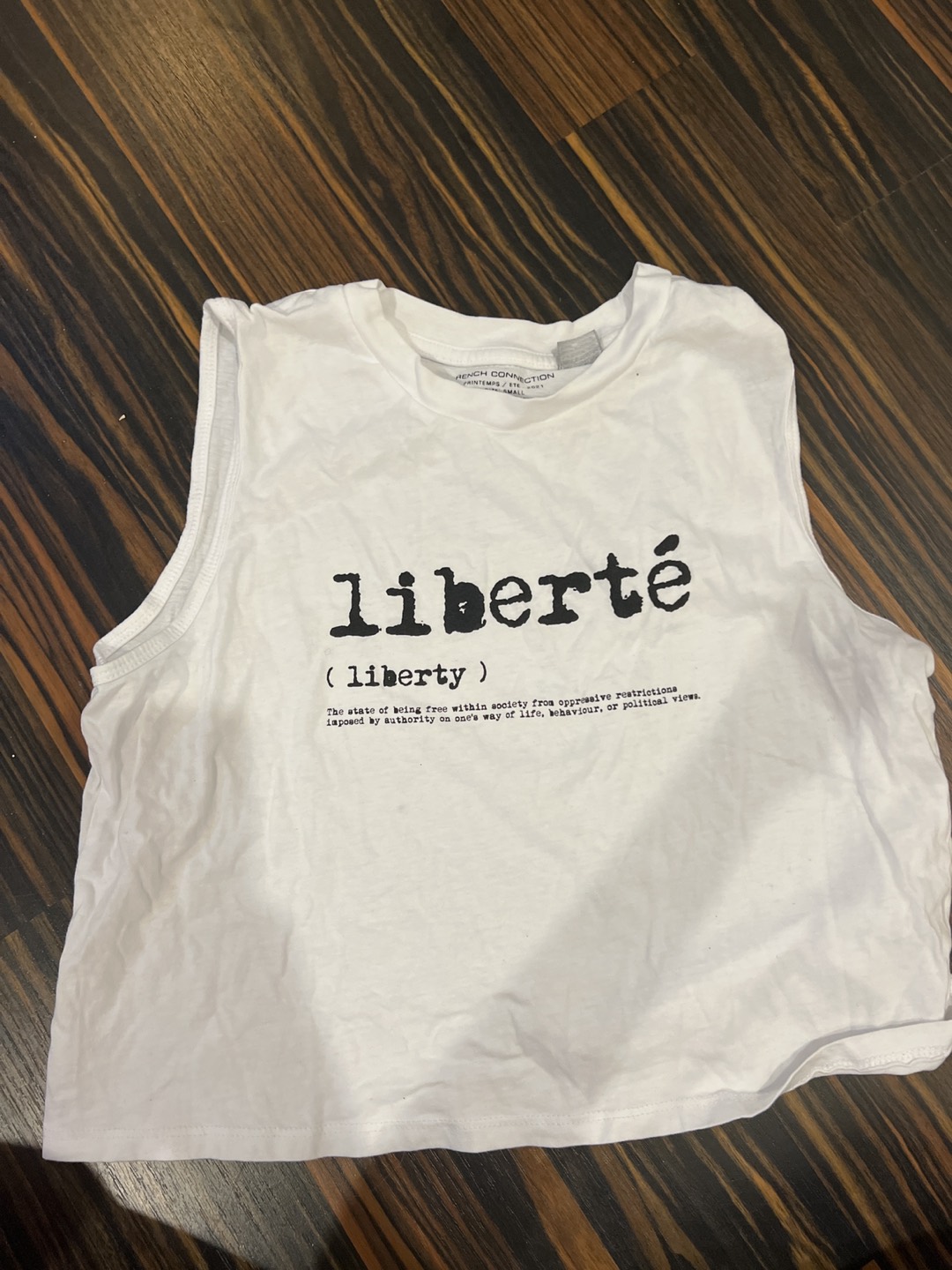 white tank top #freecycle