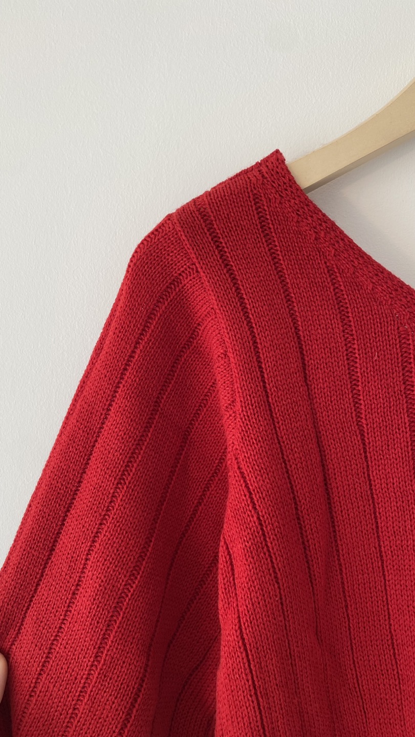 v neck short knitted - photo 4