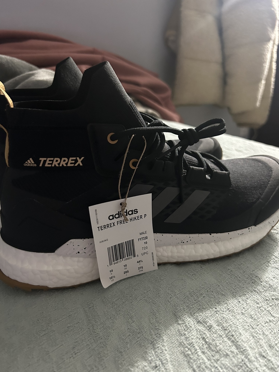 Adidas men’s sneakers Terrex free hiker p size 10.1/2