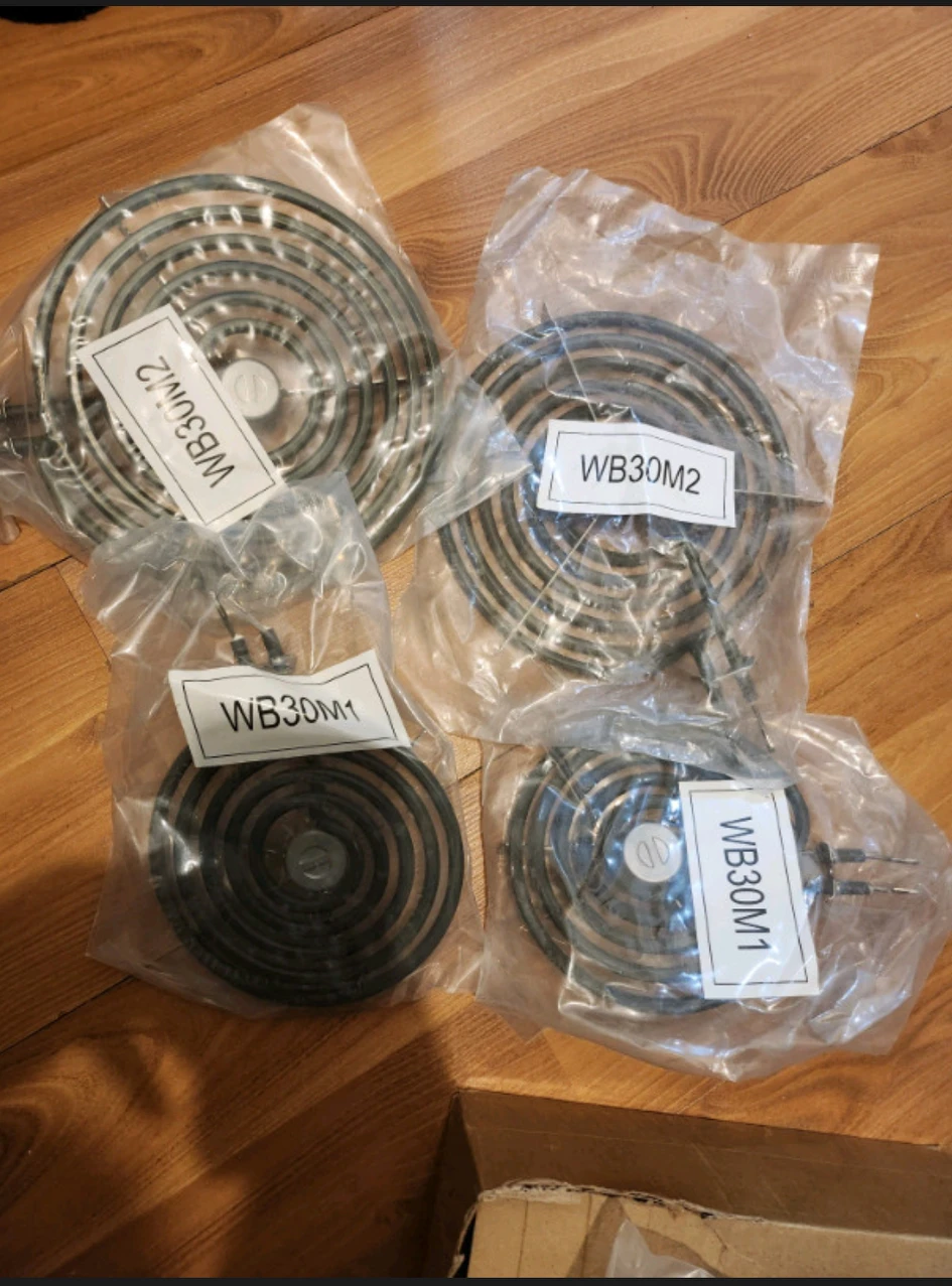 Electric Range burner element set