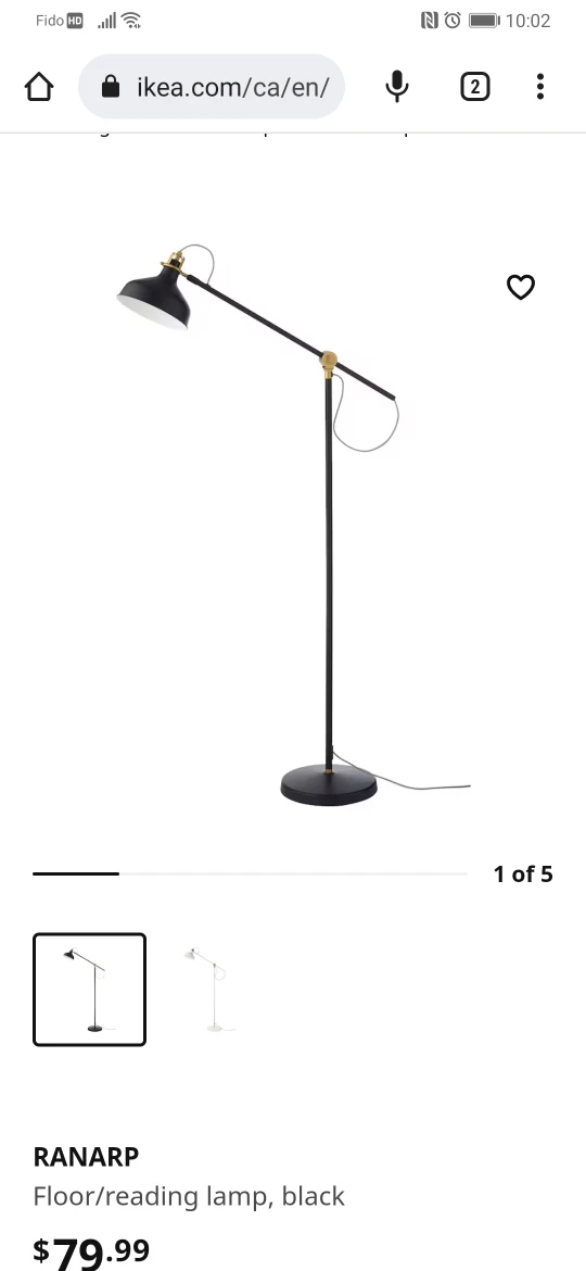 Ikea floor light - photo 3