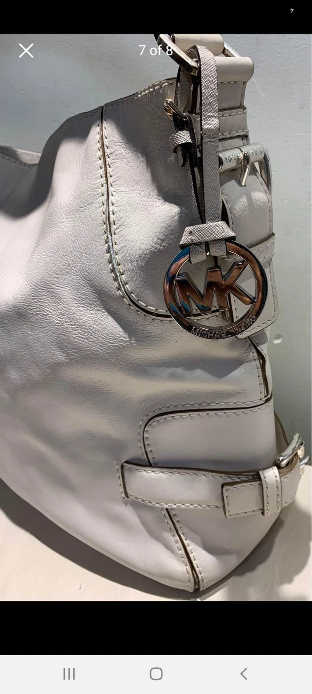 Michael kors white leather purse - photo 4