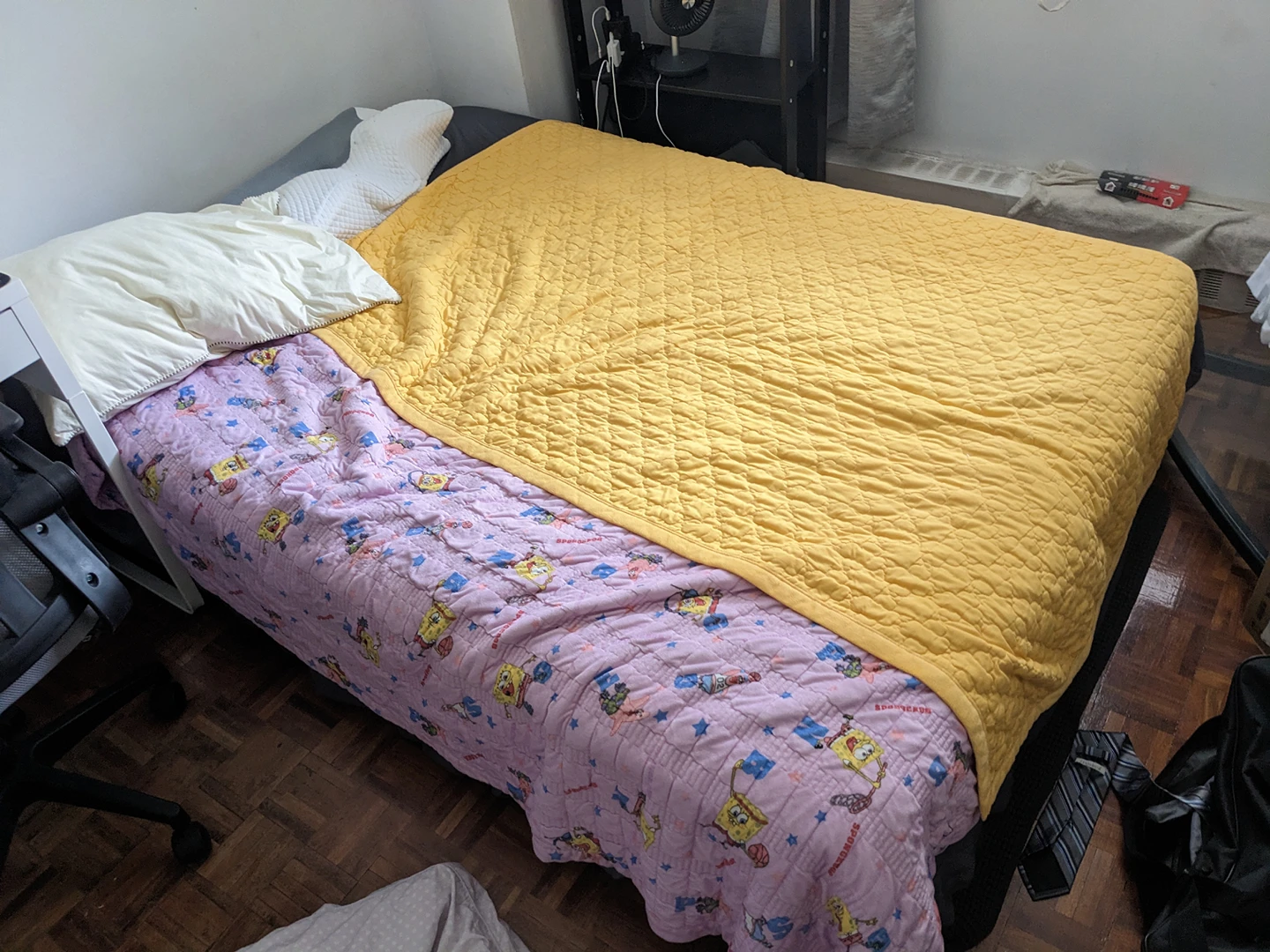 double bed platform with mattress - photo 2