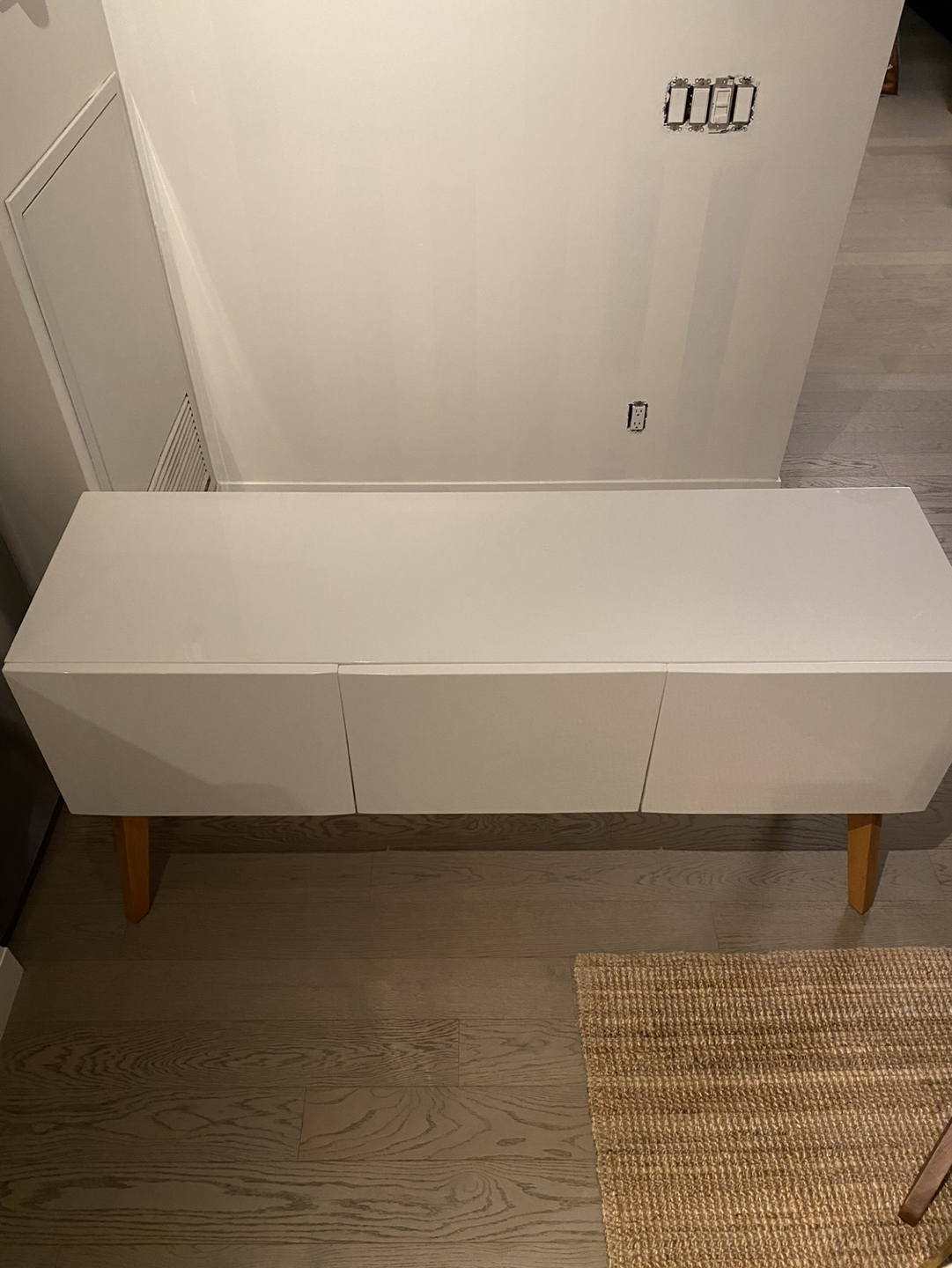 CB2 Credenza - White