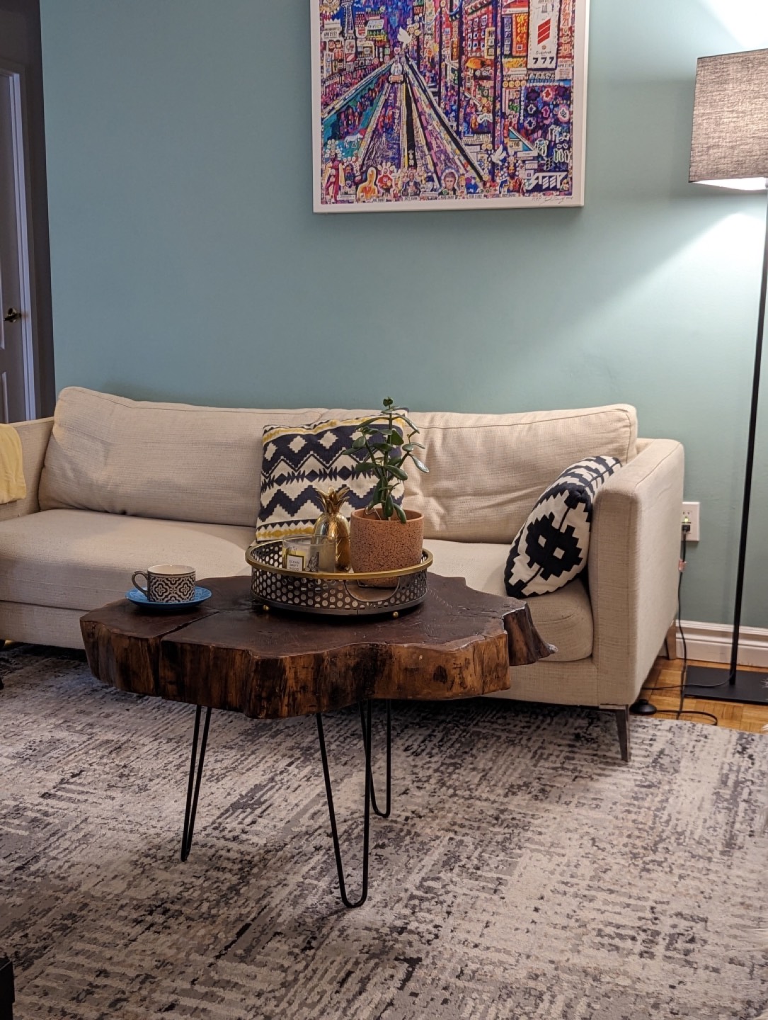 Hand Crafted Solid Walnut Coffee Table. image indicator(3)