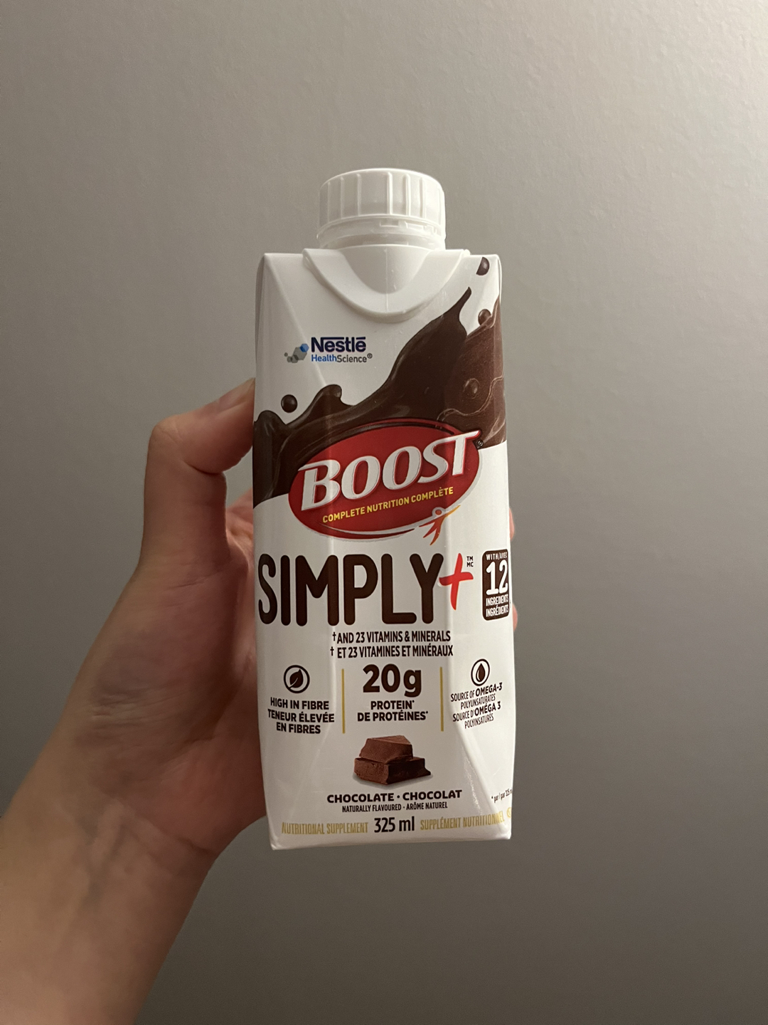 Nestle Protein shake - chocolate flavour x 3
