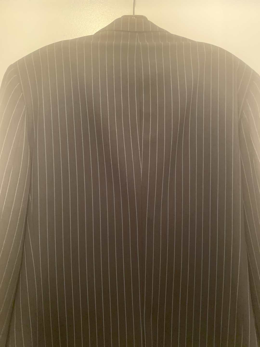 Like new mens pin stripe blazer size 54 or large - photo 3