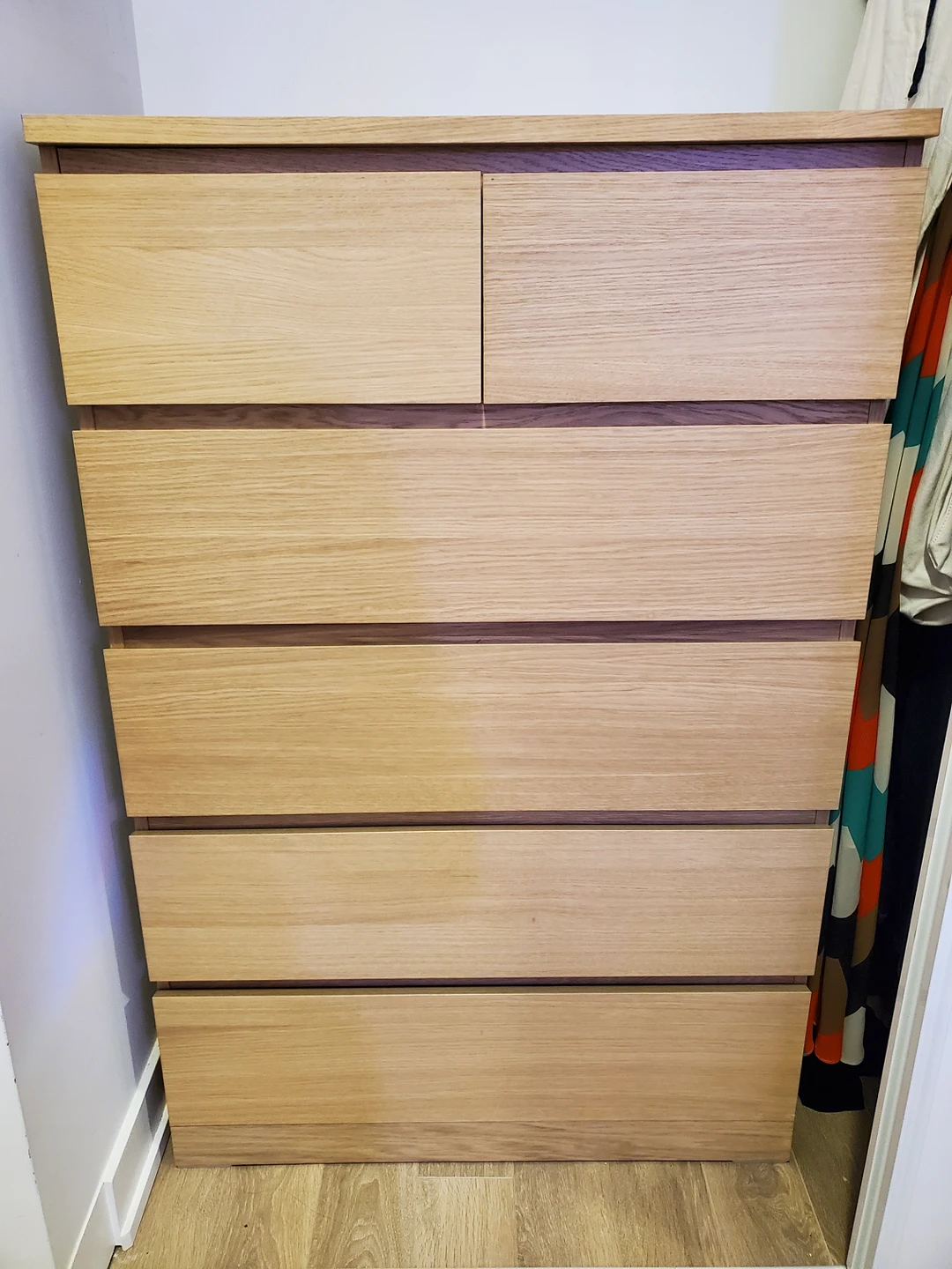 IKEA Malm 6 drawer dresser - Birch - photo 2