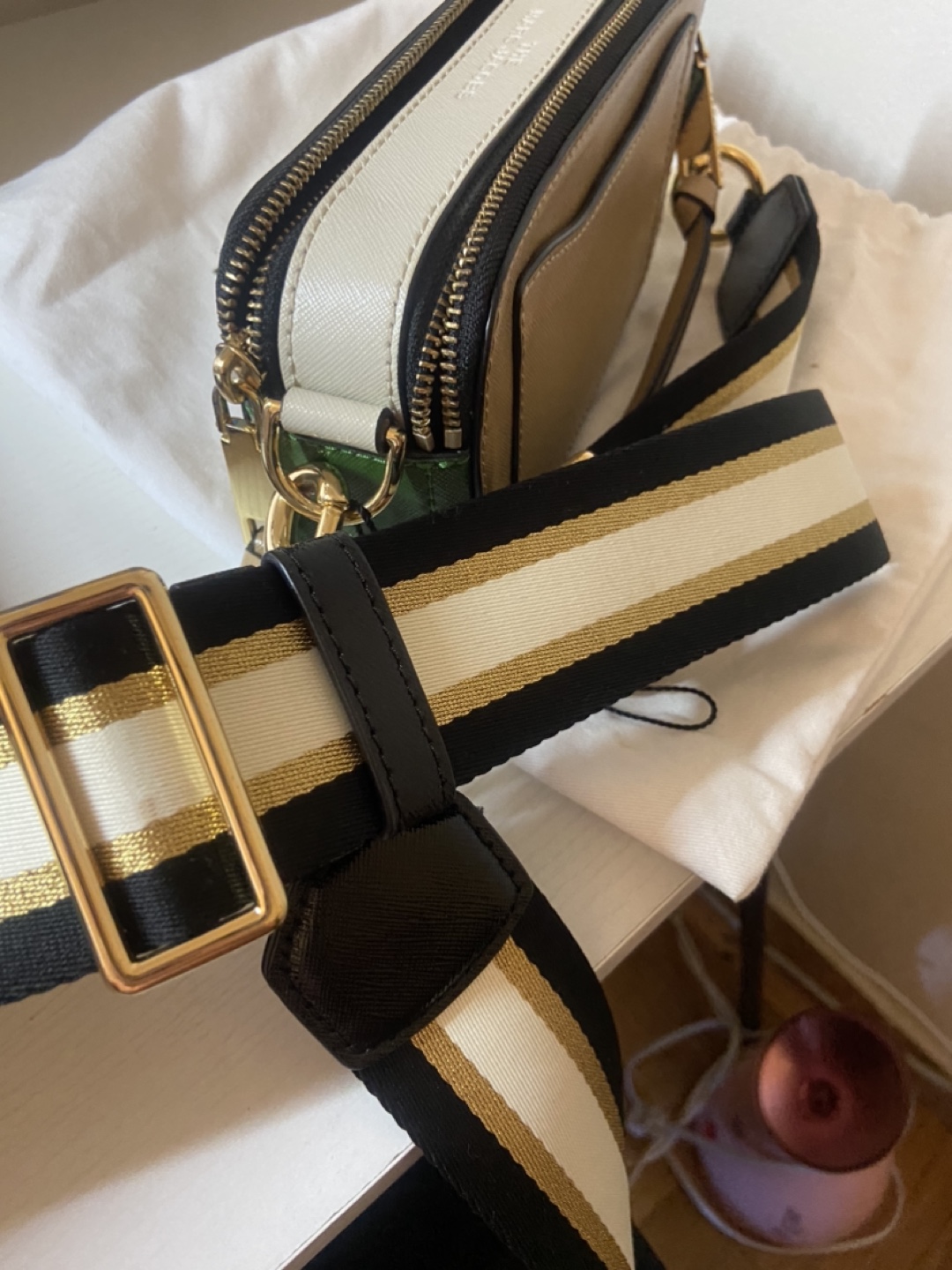 Marc Jacobs The snapshot Camera Bag Brown/Green - photo 4