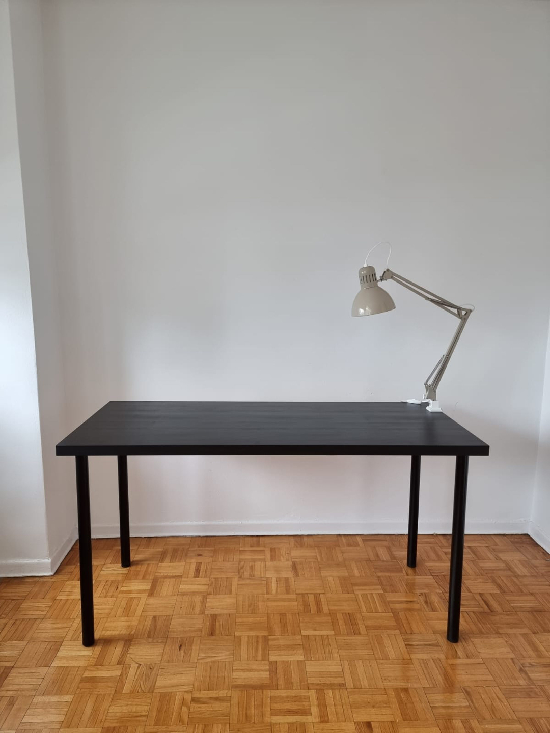 Desk IKEA LAGKAPTEN black (140x60) with CABLE MANAGEMENT
