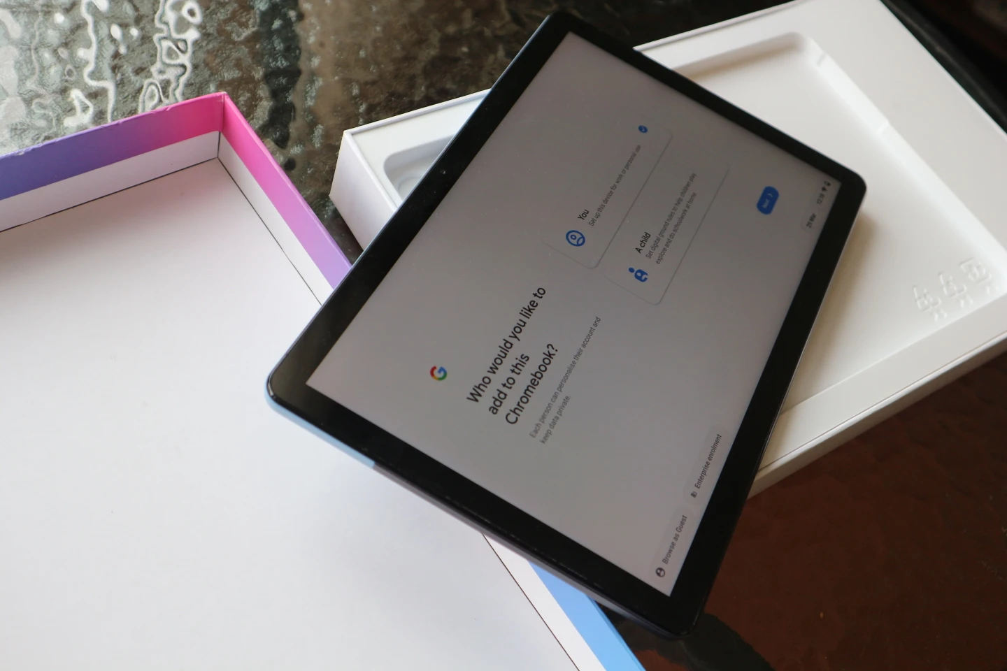 Lenovo IdeaPad Duet Chromebook CTX636F 10.1" 64GB Tablet Karrot