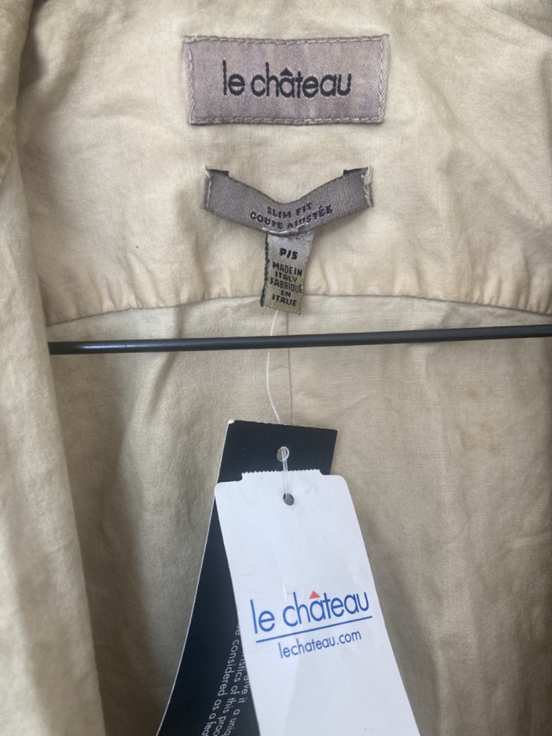 🏀 tan button up (le chateau) - photo 2