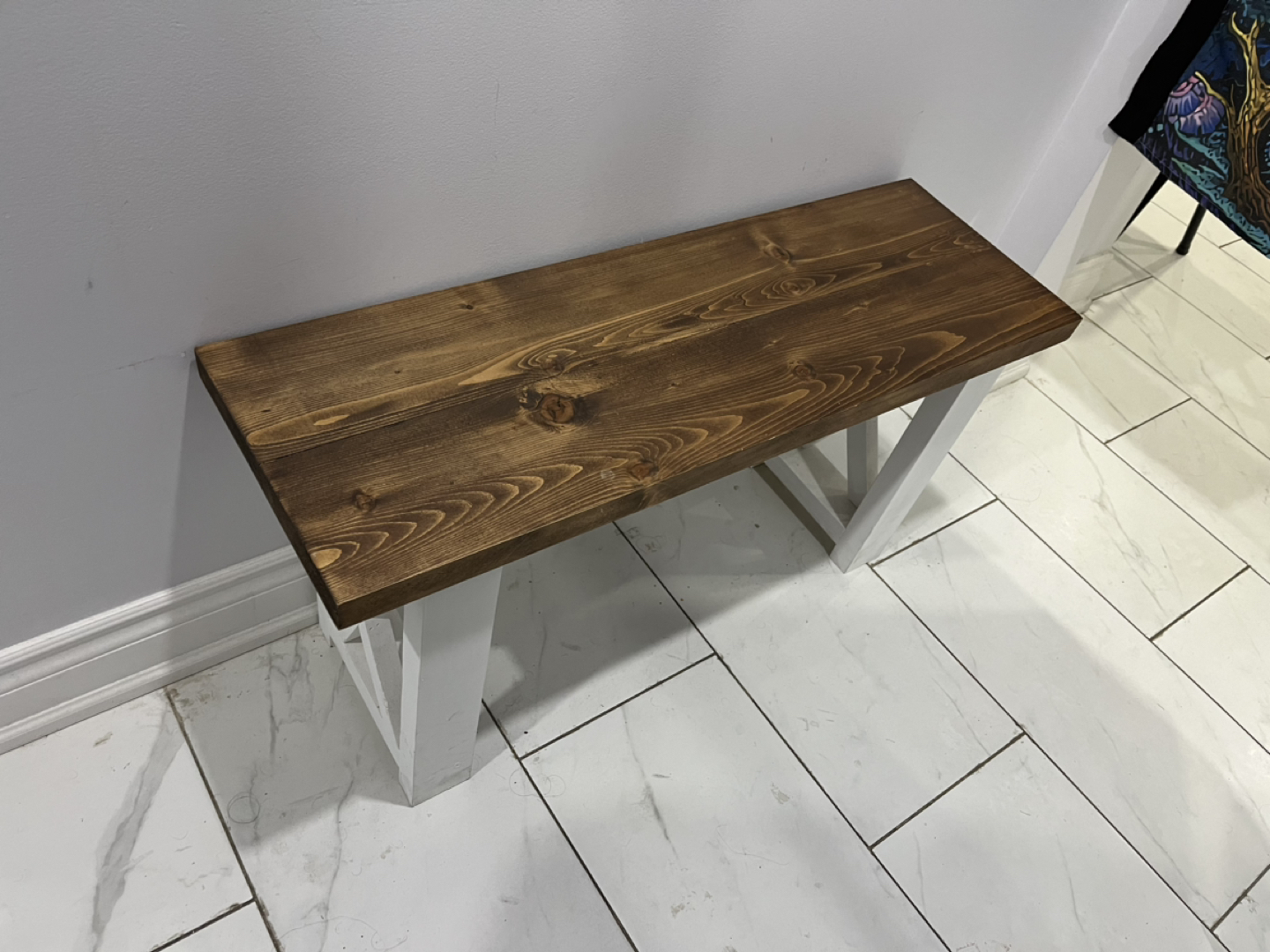 Entry way bench