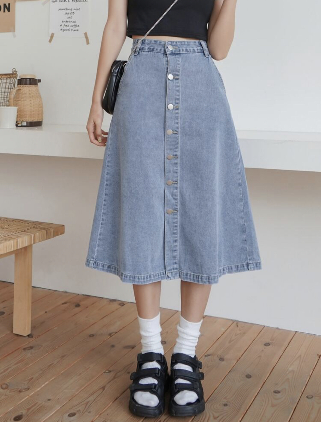 Jean skirt (tea length) image indicator(2)