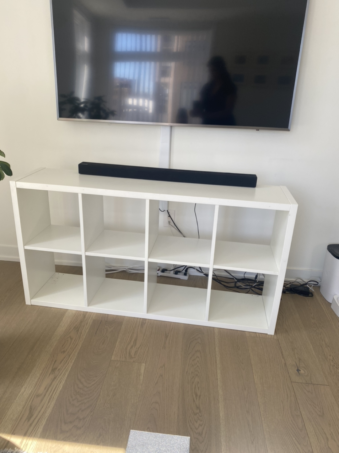 IKEA white bookcase good condition pickup only image indicator(2)