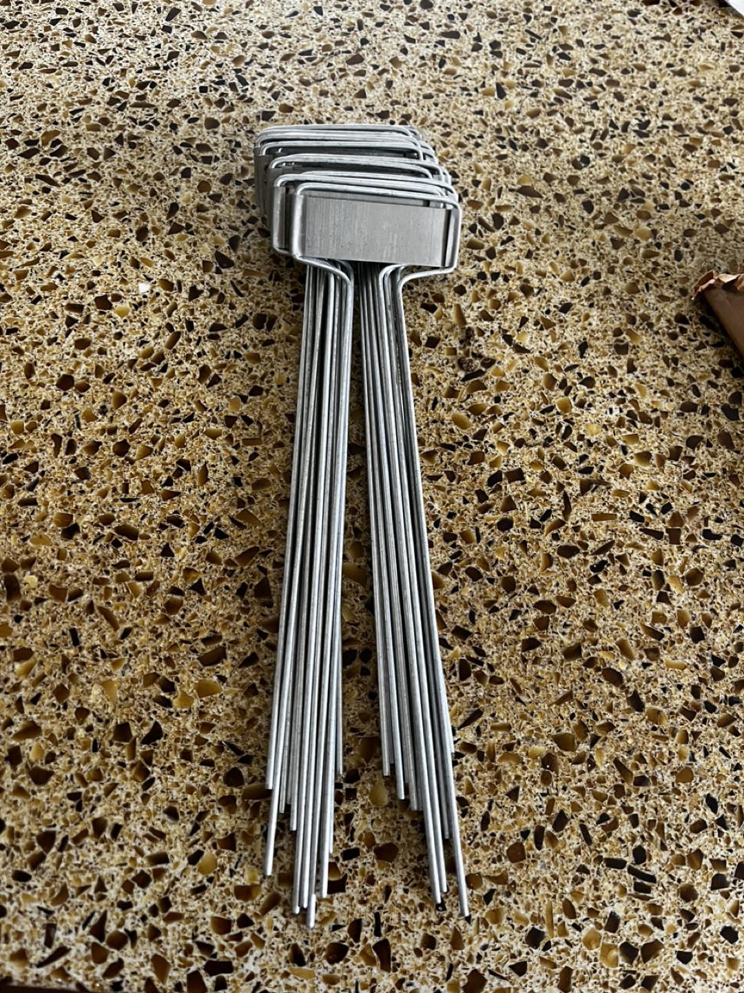15 metal garden label stakes thumbnail