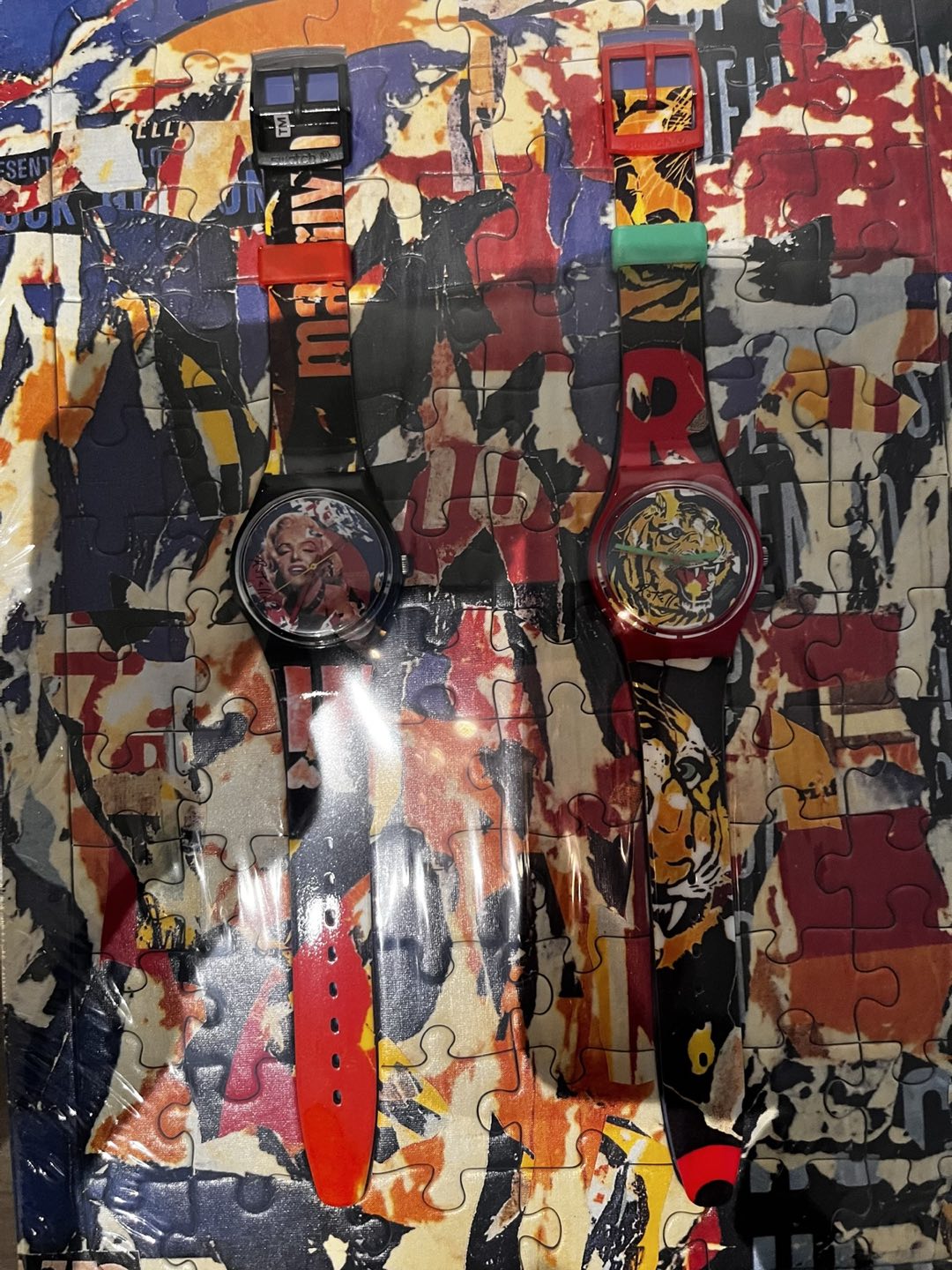 SWATCH WATCHES, 2 pcs, Marilyn Monroe and Norma Jean