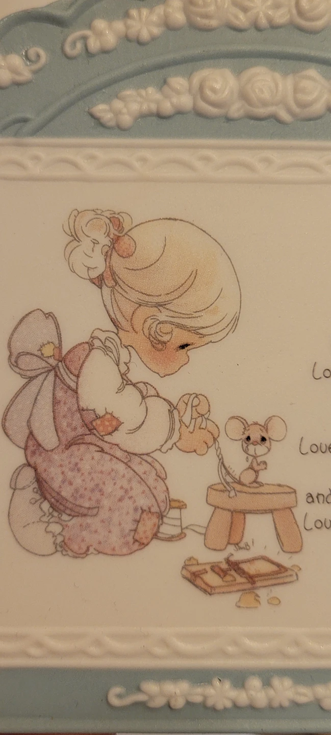 Vintage precious moments plaque image indicator(2)