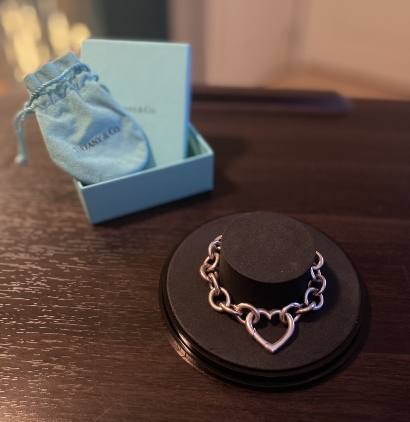 Tiffany & CO. Open Heart Clasp Bracelet *RARE* thumbnail