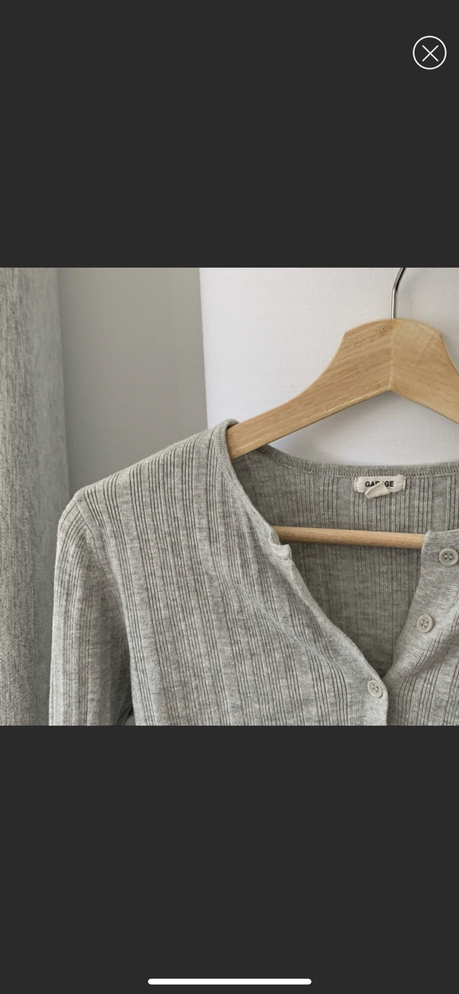 Grey Garage cropped cardigan - photo 2