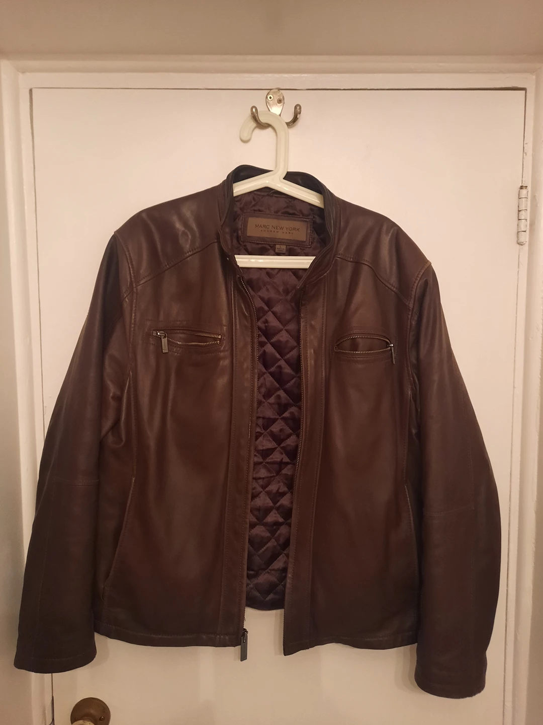 Marc NYC Leathe Jacket Mens Large - photo 2