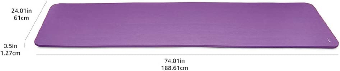 Extra Thick Exercise Mat with Carrying Strap - photo 4